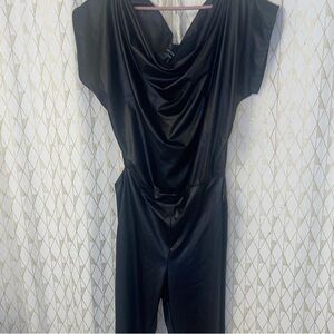 Fashion Nova Sleek Black Jumpsuit